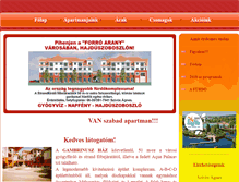 Tablet Screenshot of hajduszoboszlo.jaszbere.hu